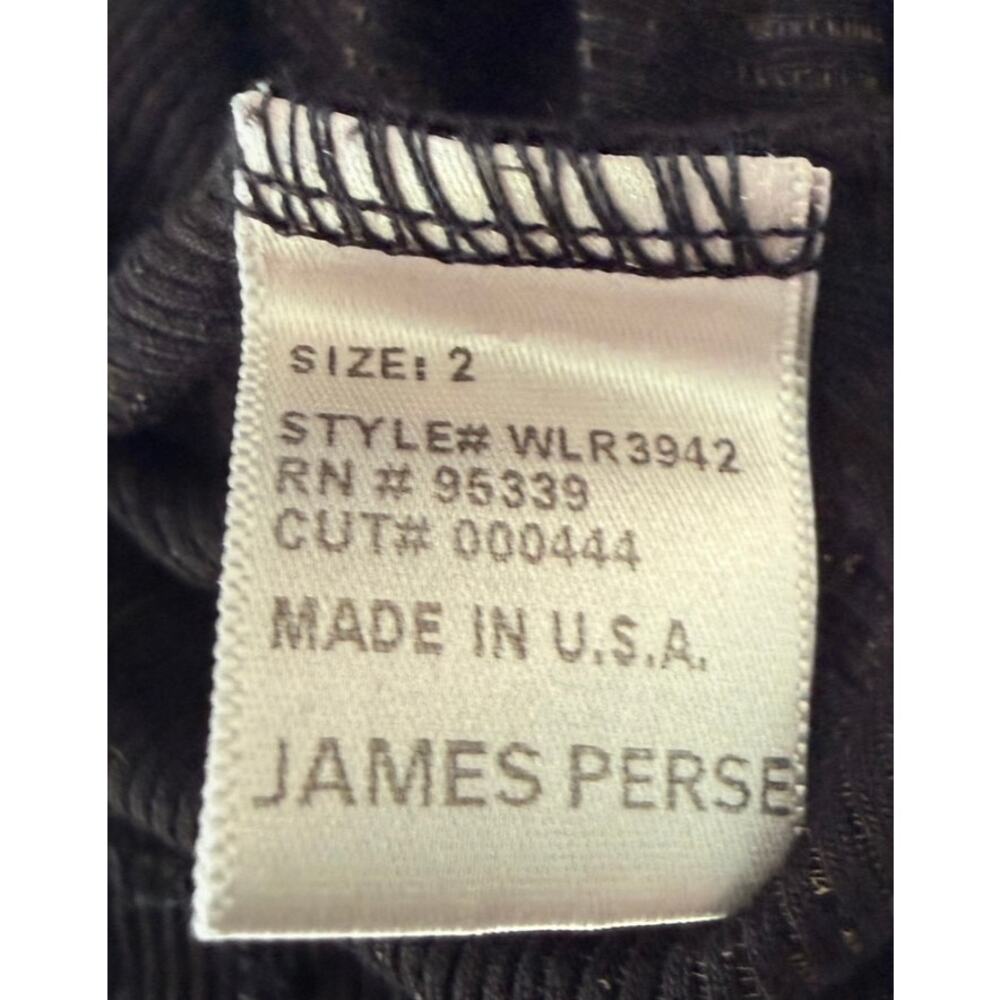 James Perse Standard Ribbed Tank Top Black Size 2 - Picture 4 of 4